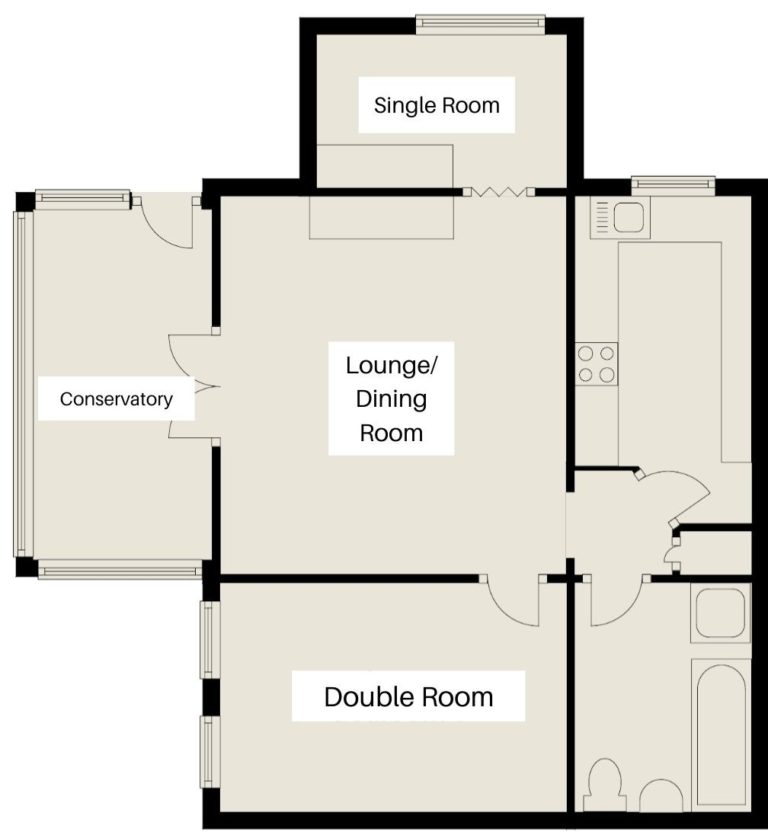 Garden Apartment Floor Plan